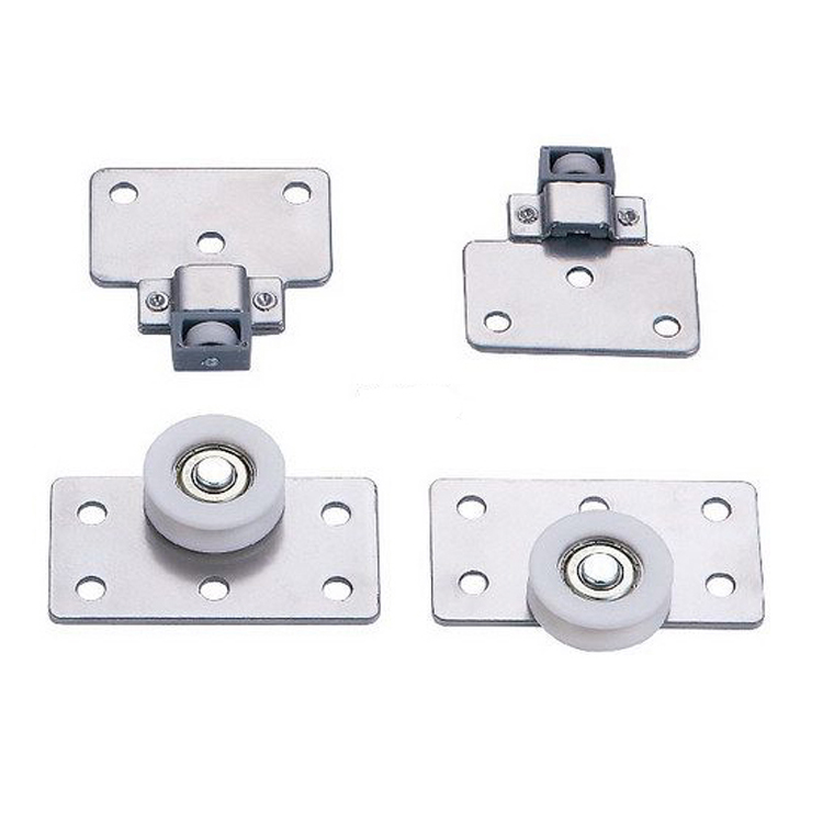 High quality Steel Nylon 35KG glass door sliding fitting