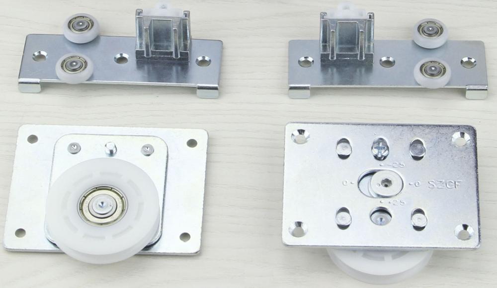 Hot sale 50KG Soft-closing sliding door bearing cupboard sliding door fittings