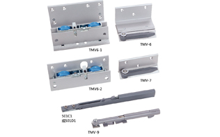 High quality Soft-closing 80KG sliding wardrobe lock fitting