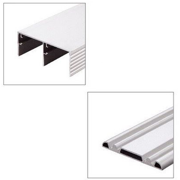 Furniture fittings 50KG sliding wardrobe door rails sliding glass door fittings