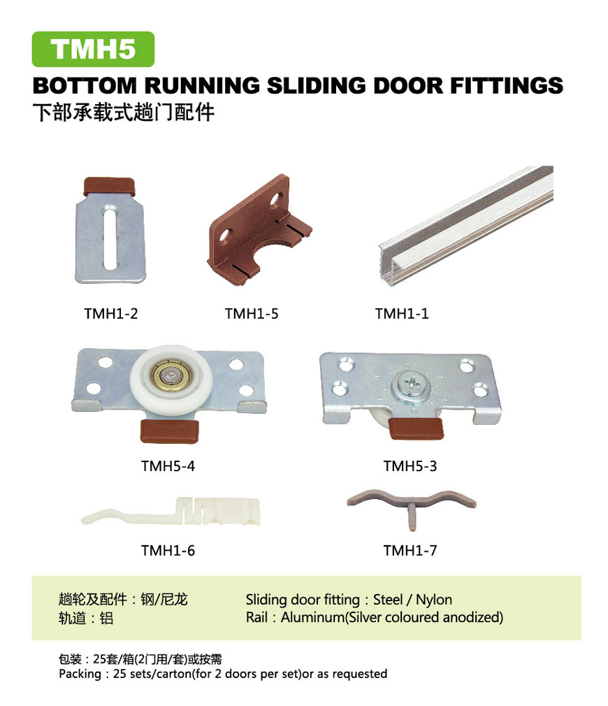 sliding folding fitting