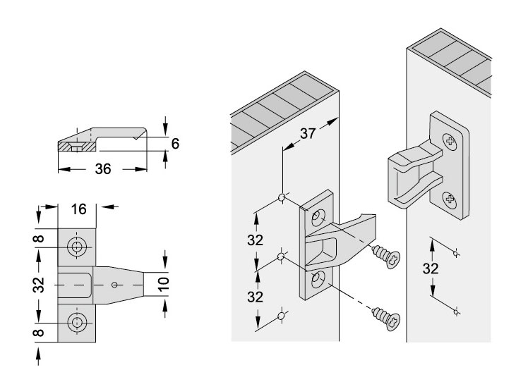 Furniture Clip Connector