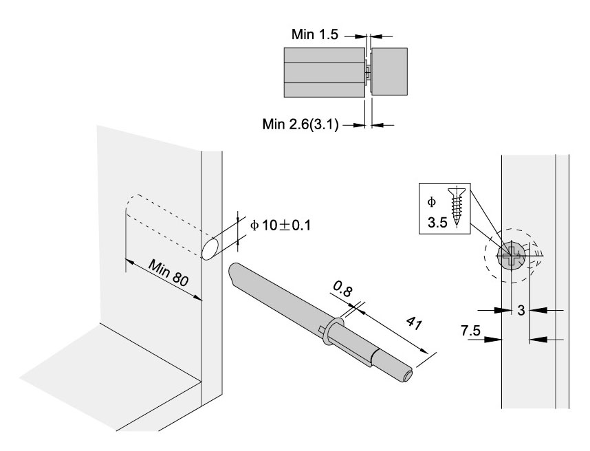 Push to open latch