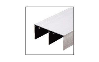 Furniture fittings Steel Silver sliding door rail sliding door track