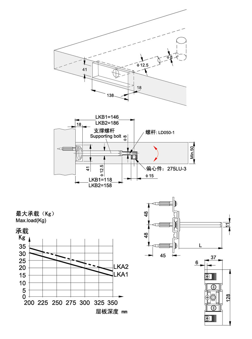 Adjustable shelf