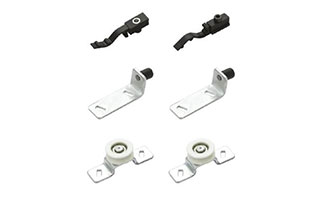 Furniture fittings sliding barn door rail kit barn door bottom roller