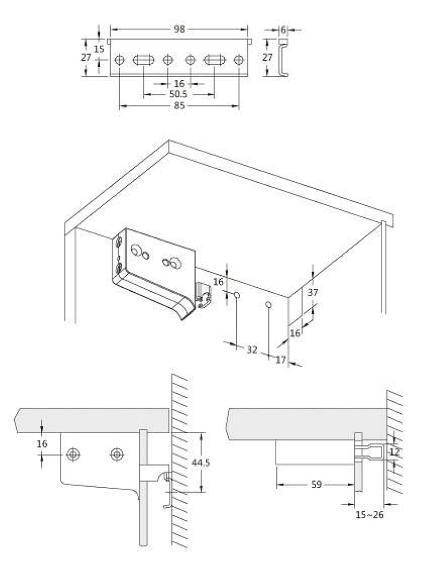 wall unit hangers